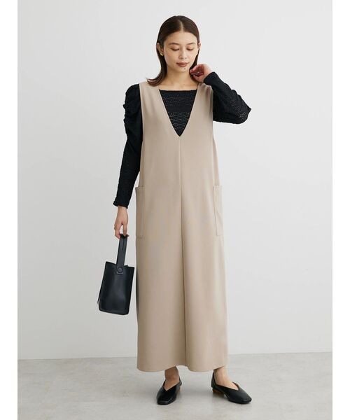 Petit fleur(プチフルール)の「・Petit Fleur フラワーレースプルオーバー(Tシャツ/カットソー・レディース・アイボリー/ブラック/ホワイト×ブラック・FREE)」の5枚目の写真