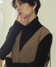 OPAQUE.CLIP | ネオサーモ（R） タートルネックカットソー(Tシャツ/カットソー)