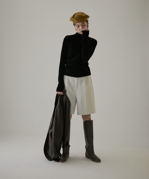 La Maison de Lyllis（メゾンドリリス）の「【La Maison de Lyllis（メゾンドリリス）】STONCH/ベレー帽（ハンチング/ベレー帽・レディース・ブラック/ブラウン・FREE）」の9枚目の写真