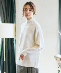 ◆洗濯機で洗える！やわらかもっちりオーバーサイズニット