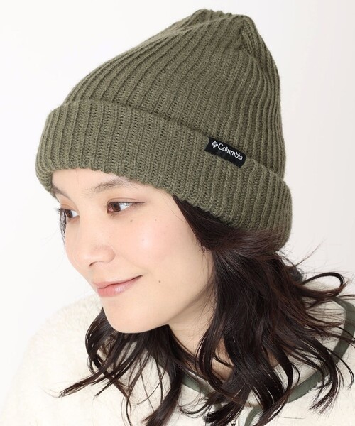 Columbia（コロンビア）の「スプリットレンジニットキャップ（ニットキャップ/ビーニー・メンズ・グリーン/グレー/パープル/ブラック/ベージュ/ブラウン/ブルー/ヘザーグレー/グレー系その他/レッド・ONE SIZE）」の7枚目の写真