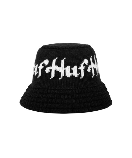 HUF（ハフ）の「HORUS KNIT BUCKET HAT / HUF ニットバケットハット（ニットキャップ/ビーニー・メンズ・ベージュ系その他/ブラック・O/S）」の11枚目の写真