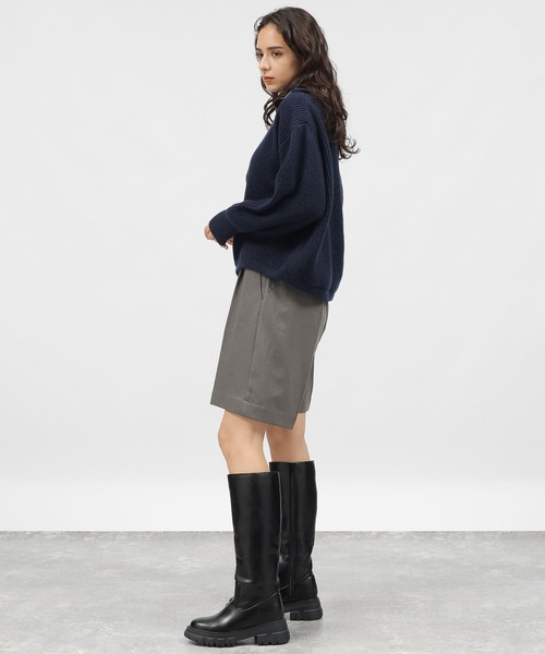 LAKOLE(ラコレ)の「7ゲージハーフジップニットプルオーバー / 983328(ニット/セーター・レディース・ネイビー/ライトブルー/アイボリー・SMALL/MEDIUM)」の18枚目の写真