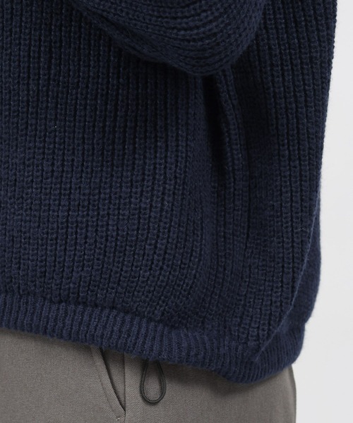 LAKOLE(ラコレ)の「7ゲージハーフジップニットプルオーバー / 983328(ニット/セーター・レディース・ネイビー/ライトブルー/アイボリー・SMALL/MEDIUM)」の9枚目の写真