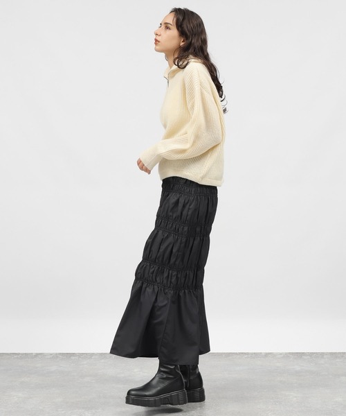 LAKOLE(ラコレ)の「7ゲージハーフジップニットプルオーバー / 983328(ニット/セーター・レディース・ネイビー/ライトブルー/アイボリー・SMALL/MEDIUM)」の10枚目の写真