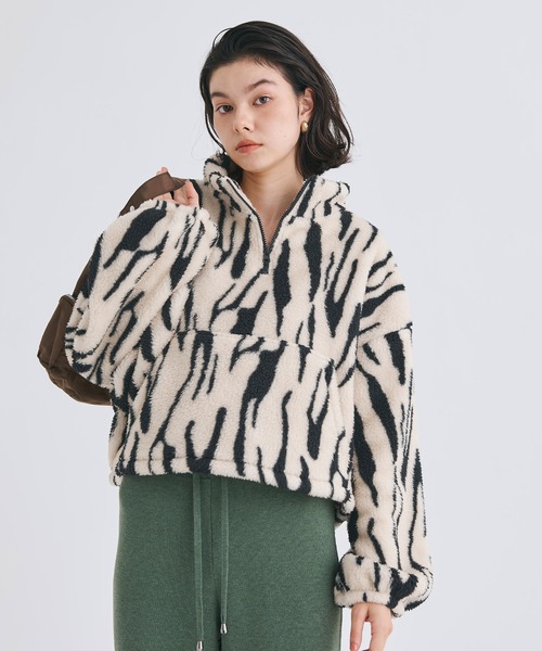 COCODEAL ファーボアブルゾン　限定ショッパー付き COCODEAL ファーボアブルゾン 限定ショッパー付き - メルカリ