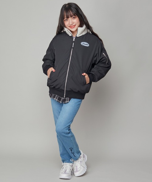 SISTER JENNI(SISTER JENNI)の「【裏起毛】【ウエスト調整可能】あったかテーパードデニムロングパンツ(デニムパンツ・キッズ・ブルー/ネイビー・130cm/160cm/150cm/140cm)」の11枚目の写真