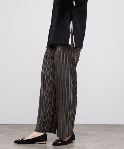 Chez toi(シェトワ)の「起毛ASST柄プリーツパンツ(その他パンツ・レディース・ブラック系その他/ネイビー/オレンジ/ブラック・FREE)」の22枚目の写真