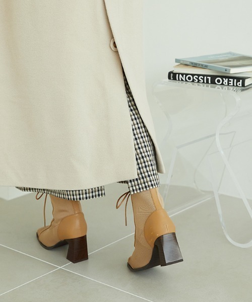 MISCH MASCH（ミッシュマッシュ）の「■2023秋冬新作■ステンカラーコート/MO33C02（ステンカラーコート・レディース・ベージュ/ブラウン/ブラック・L/S/M）」の16枚目の写真