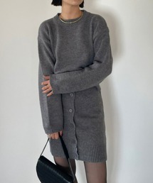 HANNE | クルーネックニットセットアップ(ニット/セーター)