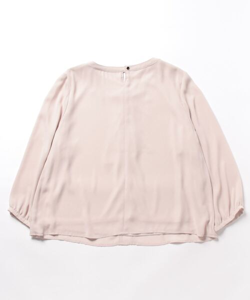 fleur by mint breeze(フルールバイミントブリーズ)の「【L~6L 大きいサイズ】【セレモニー】 ジョーゼット フリルタイ ブラウス(シャツ/ブラウス・レディース・ピンク/オフホワイト・5L/6L/LL/3L/4L/L)」の19枚目の写真