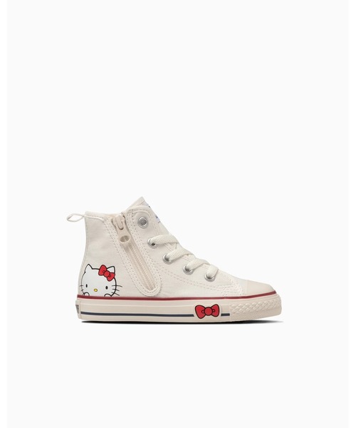 CONVERSE（コンバース）の「CONVERSE CHILD ALL STAR N HELLO KITTY Z HI（コンバース チャイルド オールスター N ハローキティ Z HI）（スニーカー・キッズ・ホワイト・17.0cm/18.0cm/19cm/16.0cm/20cm/15cm）」の3枚目の写真