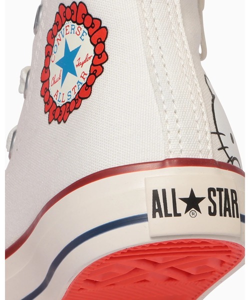 CONVERSE（コンバース）の「CONVERSE CHILD ALL STAR N HELLO KITTY Z HI（コンバース チャイルド オールスター N ハローキティ Z HI）（スニーカー・キッズ・ホワイト・17.0cm/18.0cm/19cm/16.0cm/20cm/15cm）」の8枚目の写真