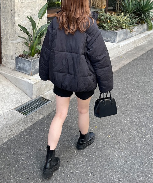 LE MORE（リモア）の「スクエアミニショルダーバッグ（ショルダーバッグ・レディース・ブラック/アイボリー・FREE）」の6枚目の写真