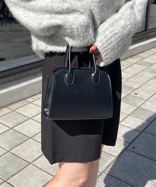 LE MORE（リモア）の「スクエアミニショルダーバッグ（ショルダーバッグ・レディース・ブラック/アイボリー・FREE）」の13枚目の写真