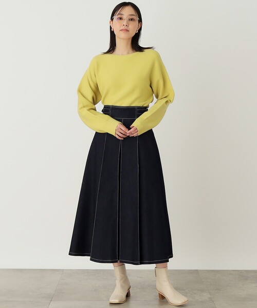 THE SHOP TK (ザ ショップ ティーケー )の「◆【アンチピリング/洗濯機洗い可】美人ガーターニット(ニット/セーター・レディース・ブルー系その他/オフホワイト/イエロー系その他/オレンジ系/ホワイト系5・14/11/13/12)」の17枚目の写真
