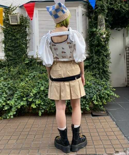 Candy Stripper（キャンディストリッパー）の「BE LOVED RIBBON ボレロ（カーディガン/ボレロ・レディース・ピンク/ブラック/ライトブルー/オフホワイト・2）」の11枚目の写真