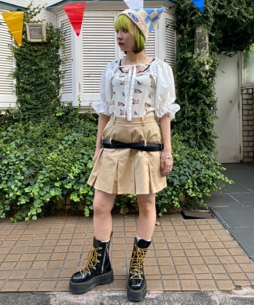 Candy Stripper（キャンディストリッパー）の「BE LOVED RIBBON ボレロ（カーディガン/ボレロ・レディース・ピンク/ブラック/ライトブルー/オフホワイト・2）」の9枚目の写真