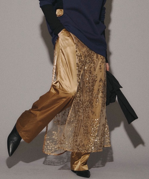 yae（ヤエ）の「Shiny pants/シャイニーパンツ（その他パンツ・レディース・シルバー/ネイビー/ゴールド・36/38）」の19枚目の写真
