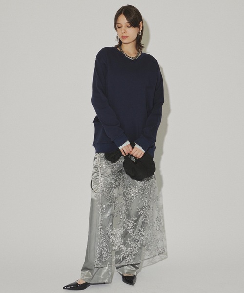 yae（ヤエ）の「Shiny pants/シャイニーパンツ（その他パンツ・レディース・シルバー/ネイビー/ゴールド・36/38）」の5枚目の写真