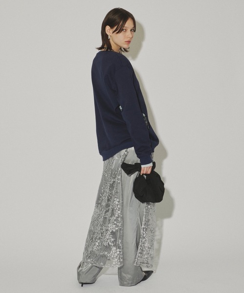 yae（ヤエ）の「Shiny pants/シャイニーパンツ（その他パンツ・レディース・シルバー/ネイビー/ゴールド・36/38）」の4枚目の写真