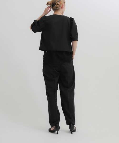 select MOCA（セレクトモカ）の「メッシュセパレートパンプス（パンプス・レディース・ライトベージュ/ブラック・LARGE/MEDIUM/SMALL）」の13枚目の写真