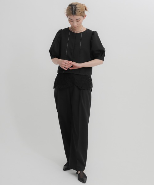 select MOCA（セレクトモカ）の「メッシュセパレートパンプス（パンプス・レディース・ライトベージュ/ブラック・LARGE/MEDIUM/SMALL）」の9枚目の写真