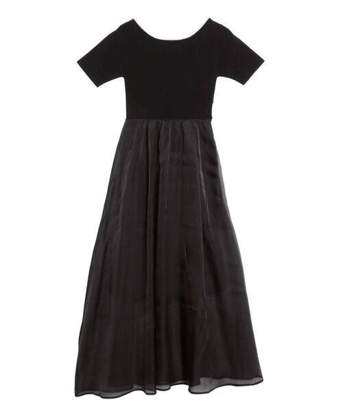 CALNAMUR（カルナムール）の「リボンシャイニーワンピース（ワンピース・レディース・アイボリー/ブラック/ライトブルー・FREE）」の3枚目の写真