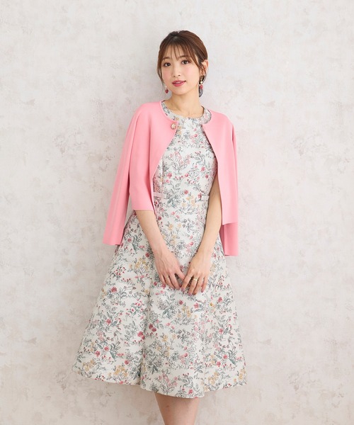 セール】フラワージャガードワンピース（ワンピース）｜Rose Tiara 