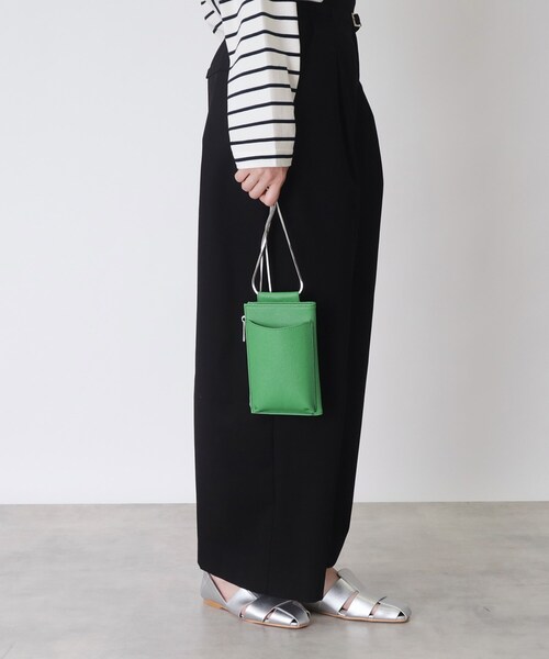 THE SHOP TK （ザ ショップ ティーケー ）の「◆ウォレットスマホミニショル【ヒルナンデス！で紹介】（ショルダーバッグ・レディース・ベージュ系その他2/ホワイト系8/アイボリー/ブラック/シルバー/ダークグリーン・00）」の19枚目の写真