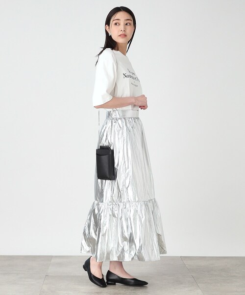 THE SHOP TK （ザ ショップ ティーケー ）の「◆ウォレットスマホミニショル【ヒルナンデス！で紹介】（ショルダーバッグ・レディース・ベージュ系その他2/ホワイト系8/アイボリー/ブラック/シルバー/ダークグリーン・00）」の14枚目の写真