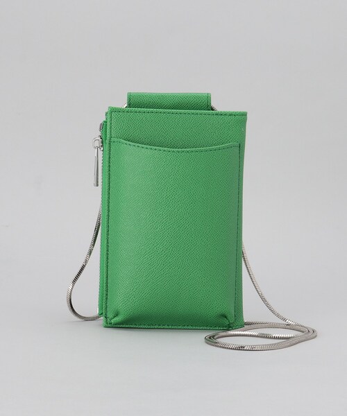 THE SHOP TK （ザ ショップ ティーケー ）の「◆ウォレットスマホミニショル【ヒルナンデス！で紹介】（ショルダーバッグ・レディース・ベージュ系その他2/ホワイト系8/アイボリー/ブラック/シルバー/ダークグリーン・00）」の8枚目の写真