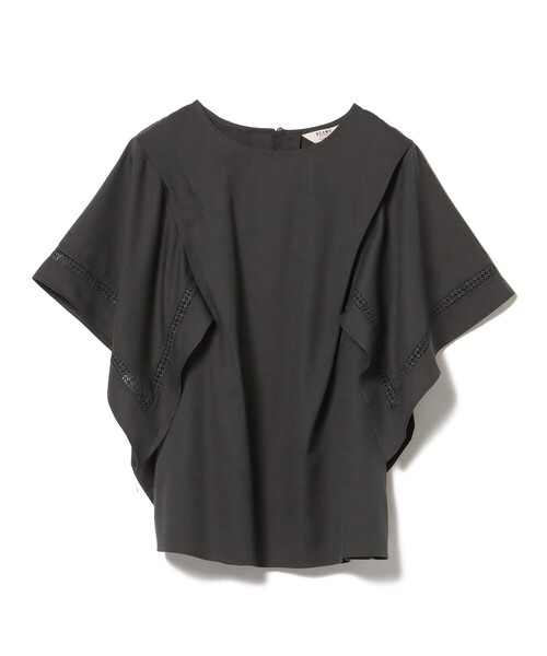 BEAMS HEART / レース クロップド シャツ BEAMS HEART (BEAMS HEART) [EXCLUSIVE] PENNEY'S / FOX Knit