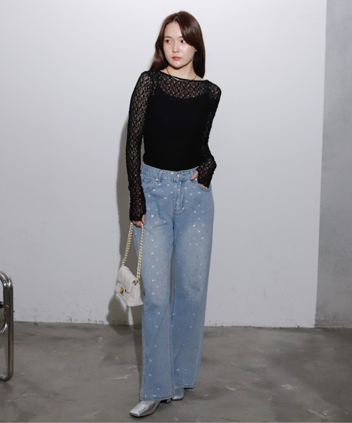 ブラウス シャツ バックオープンシアートップ レディース バックオープンシアートップ（シャツ/ブラウス）｜STYLEMIXER