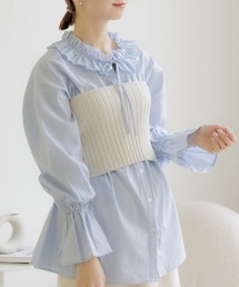 flower | ブライトリブビスチェ(チューブトップ)