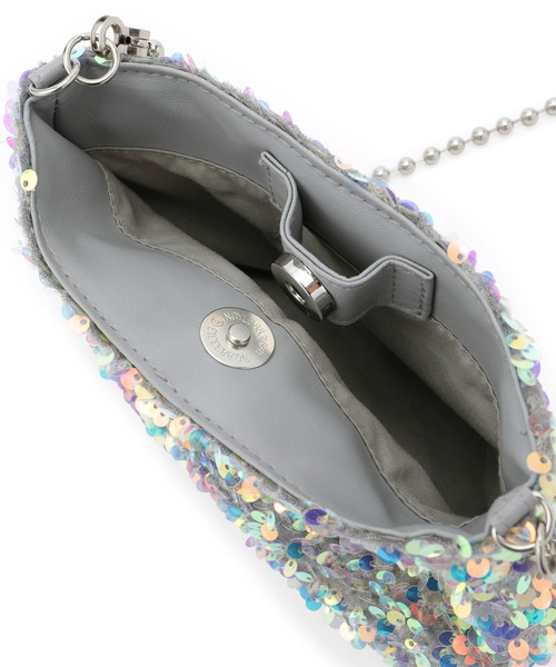 ROPE' PICNIC(ロペピクニック)の「スパンコールミニチェーンショルダーバッグ(ショルダーバッグ・レディース・グレー/ブラック・FREE)」の11枚目の写真