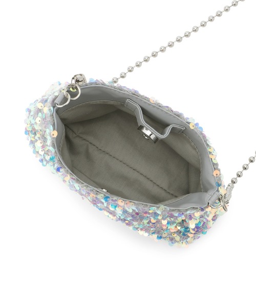 ROPE' PICNIC(ロペピクニック)の「スパンコールミニチェーンショルダーバッグ(ショルダーバッグ・レディース・グレー/ブラック・FREE)」の15枚目の写真