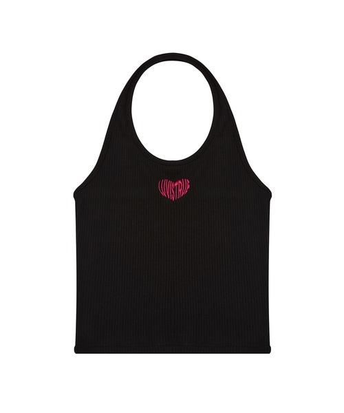 LUVISTRUE(ラヴイズトゥルー)の「SU LOGO HALTER NECK TOP(タンクトップ・レディース・ブラック/ホワイト・FREE)」の10枚目の写真