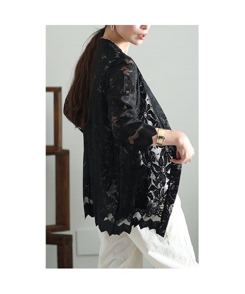 セール】花柄レースカーディガン（カーディガン/ボレロ）｜Sawa a la