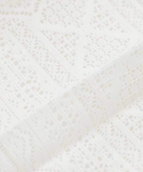 MACKINTOSH PHILOSOPHY(マッキントッシュ フィロソフィー)の「レースプリーツスカート(スカート・レディース・オフホワイト/ダークネイビー・38/36)」の9枚目の写真