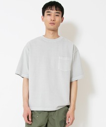 ピグメントダイカノコクルーネックTシャツ