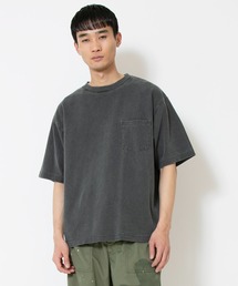 ピグメントダイカノコクルーネックTシャツ