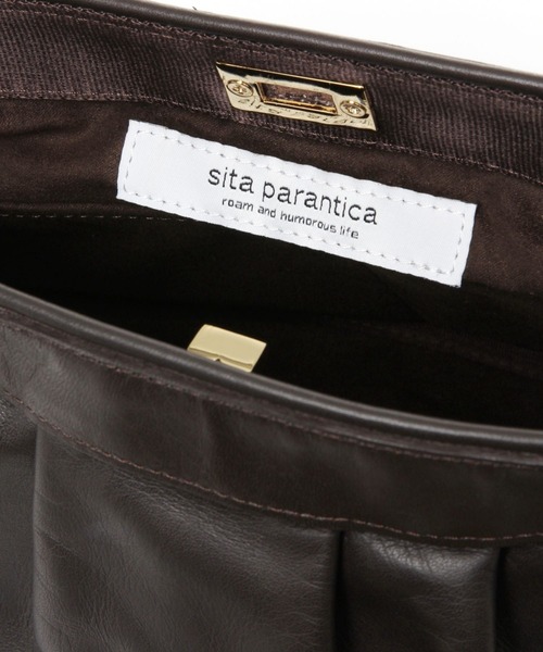 sita parantica(シータパランティカ)の「Curensology(カレンソロジー)/【sita parantica】クラッチバッグ(クラッチバッグ・レディース・ダークブラウン/ブラック・FREE)」の12枚目の写真