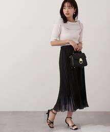 PROPORTION BODY DRESSING | シアープリーツスカート / 1214120402(スカート)