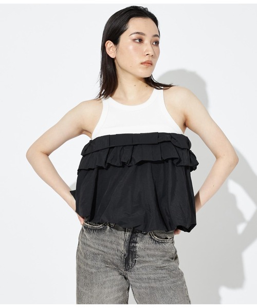 Settimissimo（セッティミッシモ）の「マルチWAY バルーン ペプラムベスト ジレ ハーネス（ベスト・レディース・ブラック・FREE）」の7枚目の写真