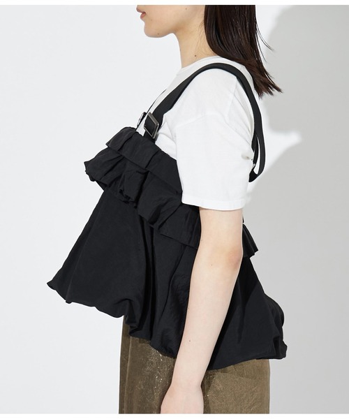 Settimissimo（セッティミッシモ）の「マルチWAY バルーン ペプラムベスト ジレ ハーネス（ベスト・レディース・ブラック・FREE）」の11枚目の写真