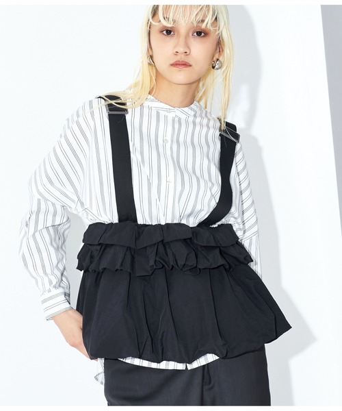 Settimissimo（セッティミッシモ）の「マルチWAY バルーン ペプラムベスト ジレ ハーネス（ベスト・レディース・ブラック・FREE）」の18枚目の写真