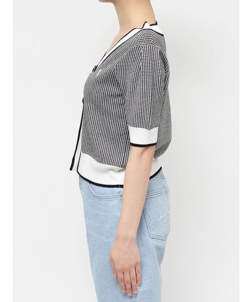CALNAMUR(カルナムール)の「パレットロゴカーディガン(カーディガン/ボレロ・レディース・その他1/ホワイト/ピンク・FREE)」の20枚目の写真