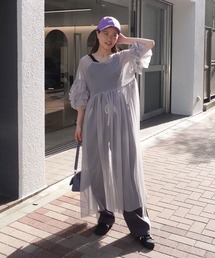 CORNERS | チュールフリルスリーブワンピ(ワンピース)