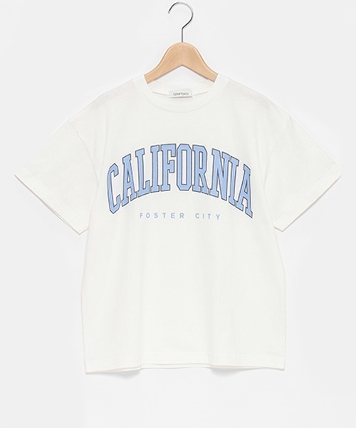 LOVETOXIC（ラブトキシック）の「【コットン100%】カレッジルーズ990半T（Tシャツ/カットソー・キッズ・ブラック/グリーン/オフホワイト/ライトグレー/サックスブルー・L/M/S）」の9枚目の写真